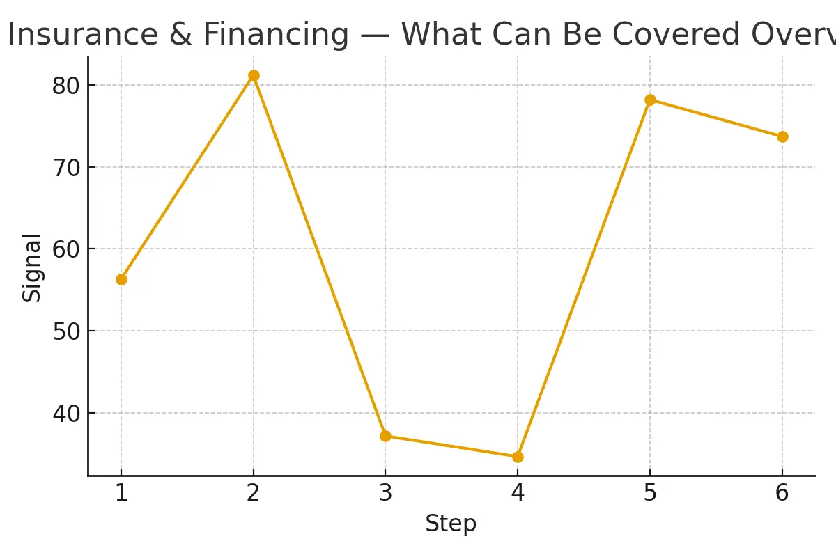 Insurance & Financing — What Can Be Covered — illustrative.