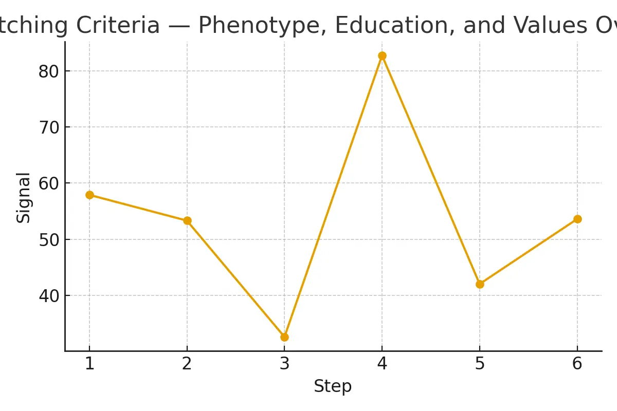 Matching Criteria — Phenotype, Education, and Values