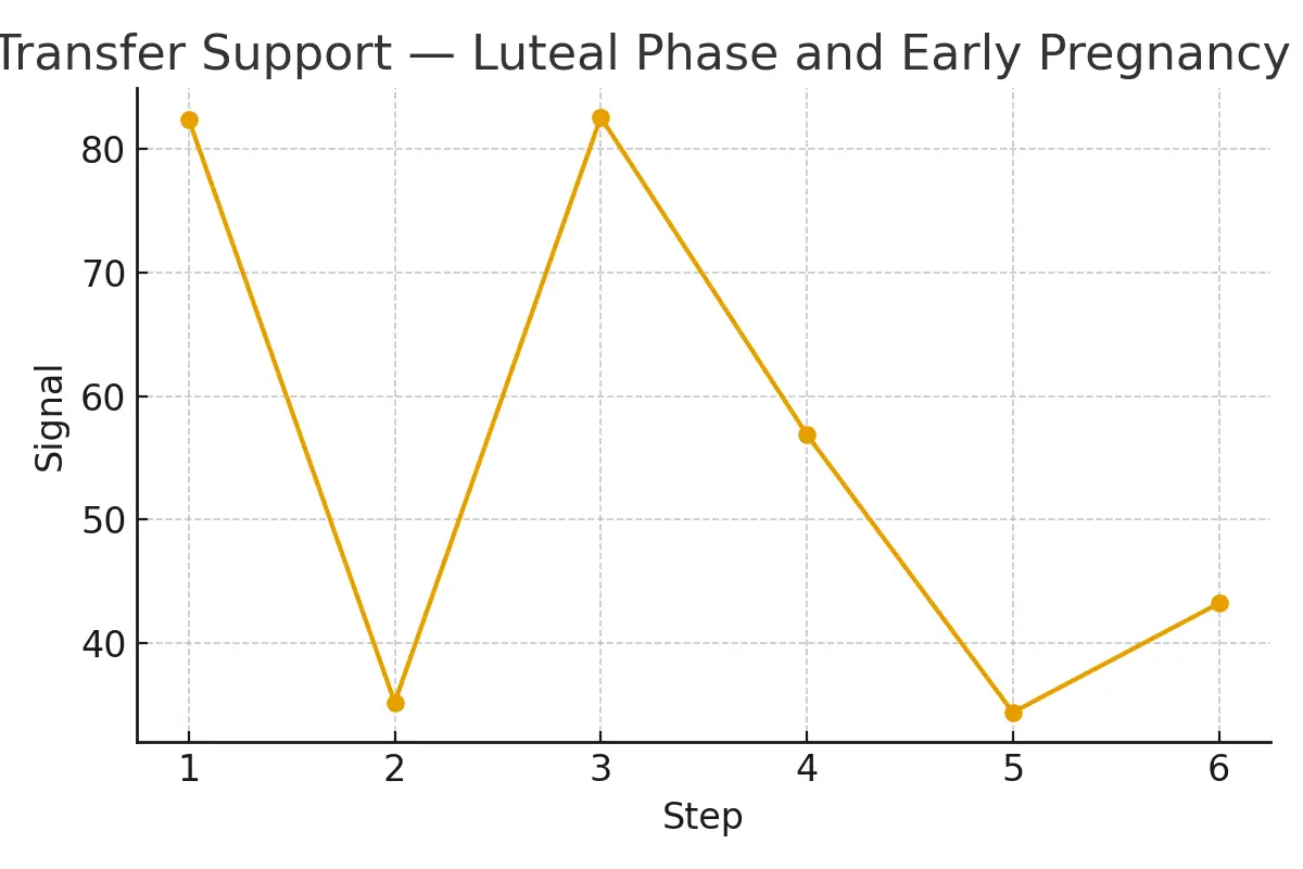 Post‑Transfer Support — Luteal Phase and Early Pregnancy 