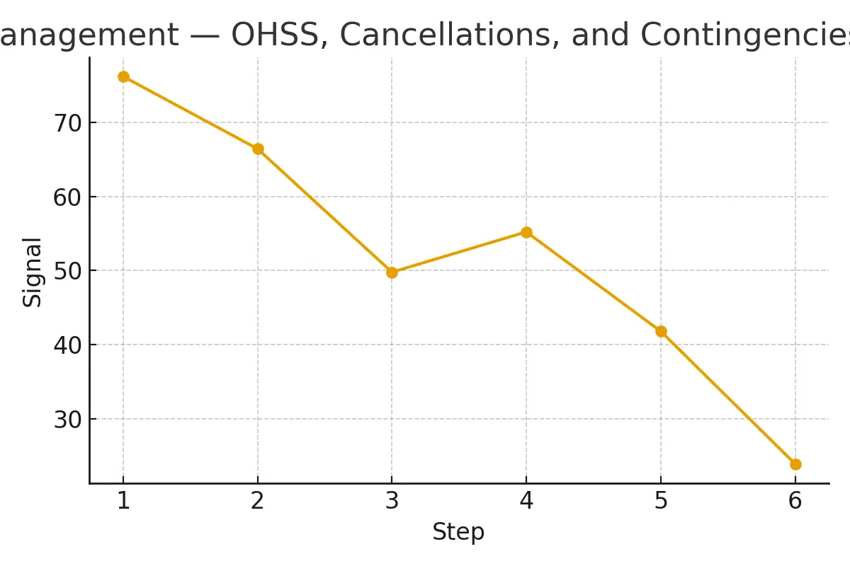 Risk Management — OHSS, Cancellations, and Contingencies — illustrative.