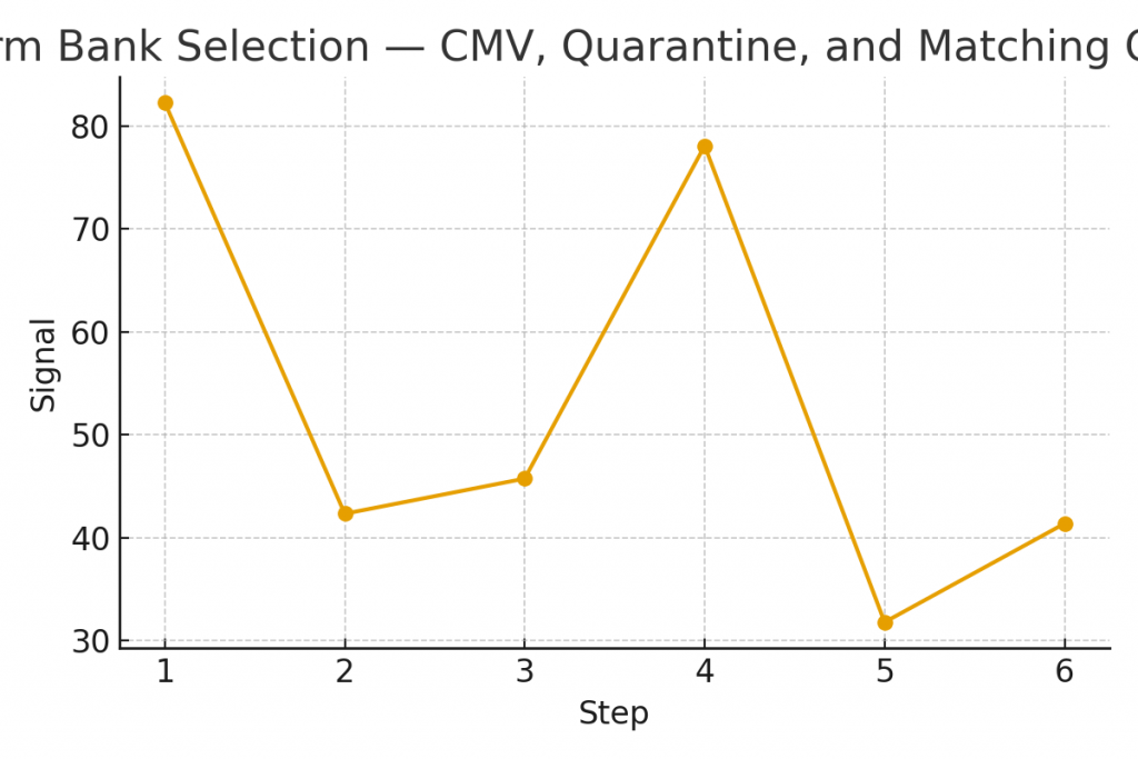 Sperm Bank Selection — CMV, Quarantine, and Matching