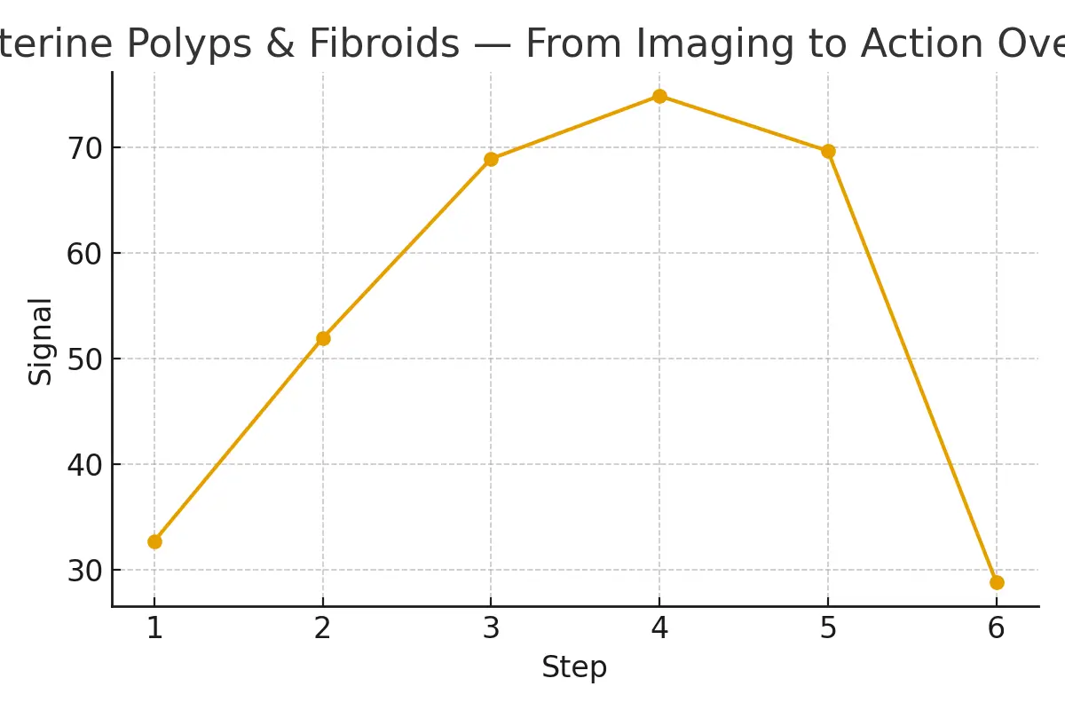 Uterine Polyps & Fibroids — From Imaging to Action — illustrative