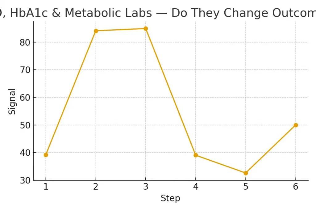 Vitamin D, HbA1c & Metabolic Labs — Do They Change Outcomes? — illustrative