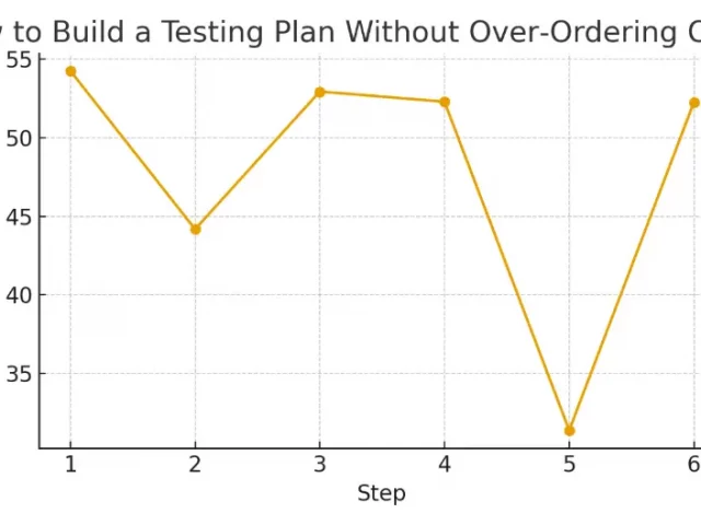 How to Build a Testing Plan Without Over-Ordering