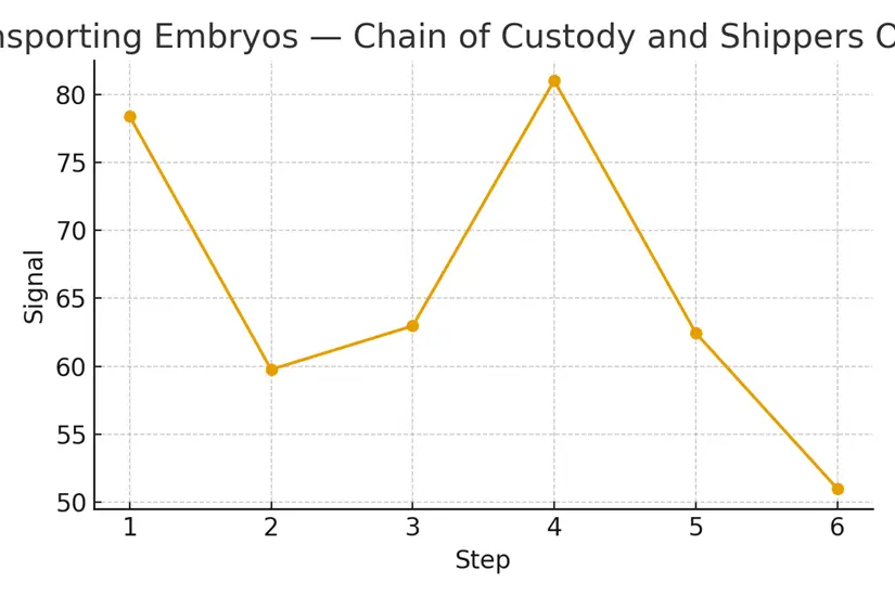 Transporting Embryos — Chain of Custody and Shippers — illustrative.