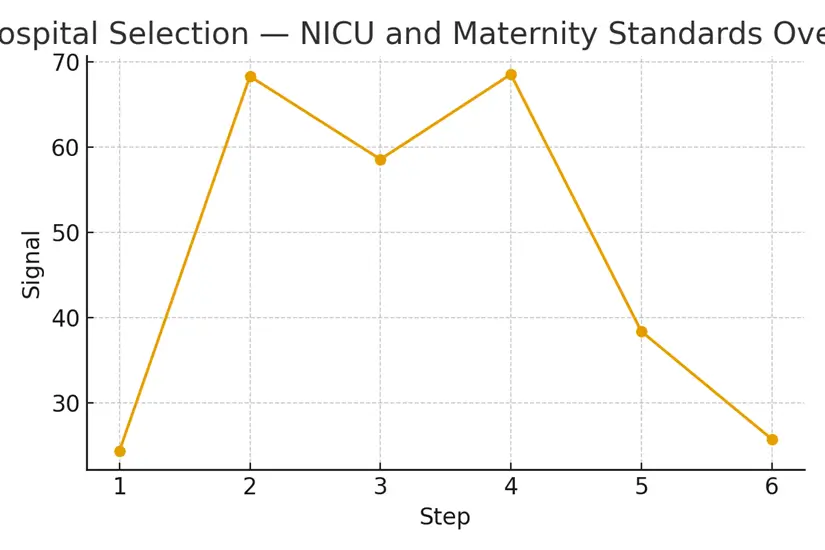 Hospital Selection — NICU and Maternity Standards — illustrative.