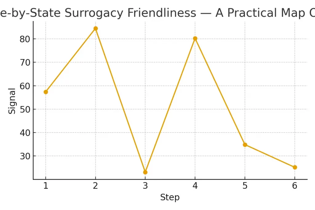 State‑by‑State Surrogacy Friendliness — A Practical Map