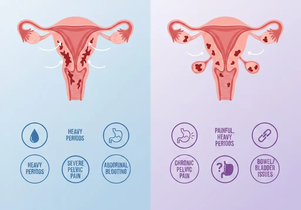 Adenomyosis vs Endometriosis