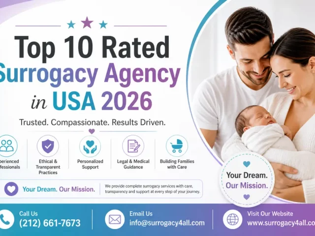 Top 10 Rated Surrogacy Agency in USA 2026
