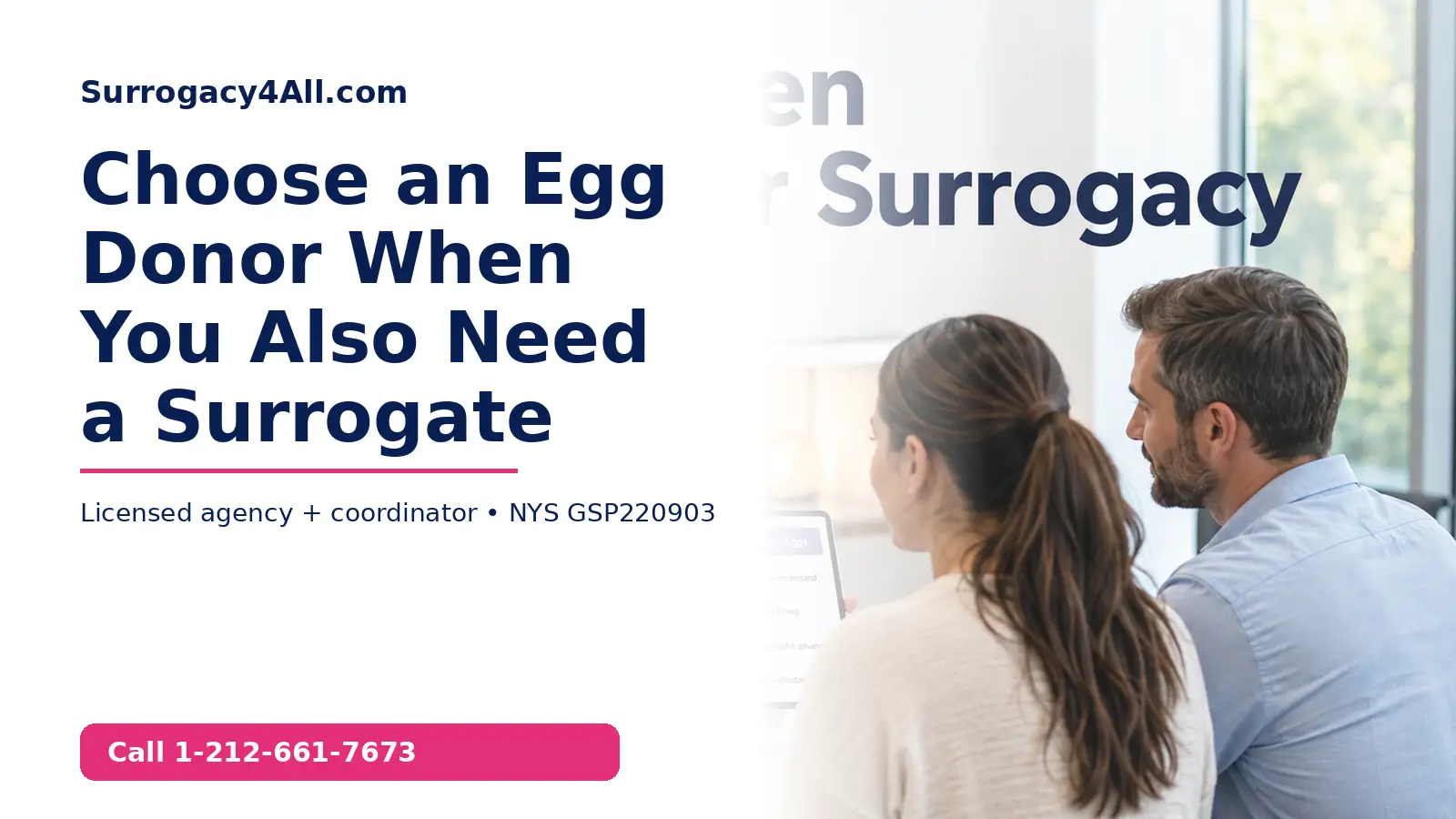 choose egg donor and surrogate