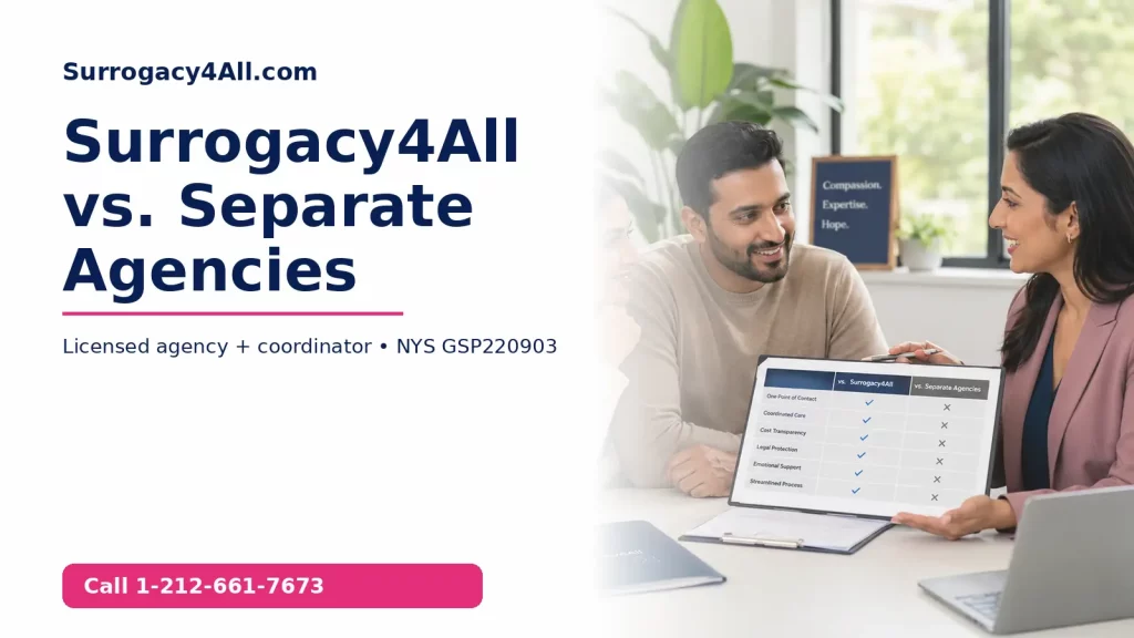 surrogacy4all vs separate agencies
