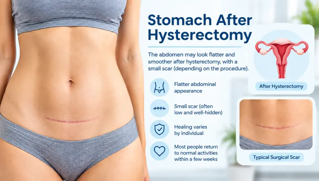 Pictures of Stomach After Hysterectomy